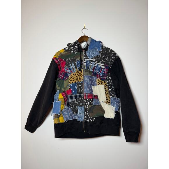 Supreme patchwork zip up jacket - Picture 1 of 10